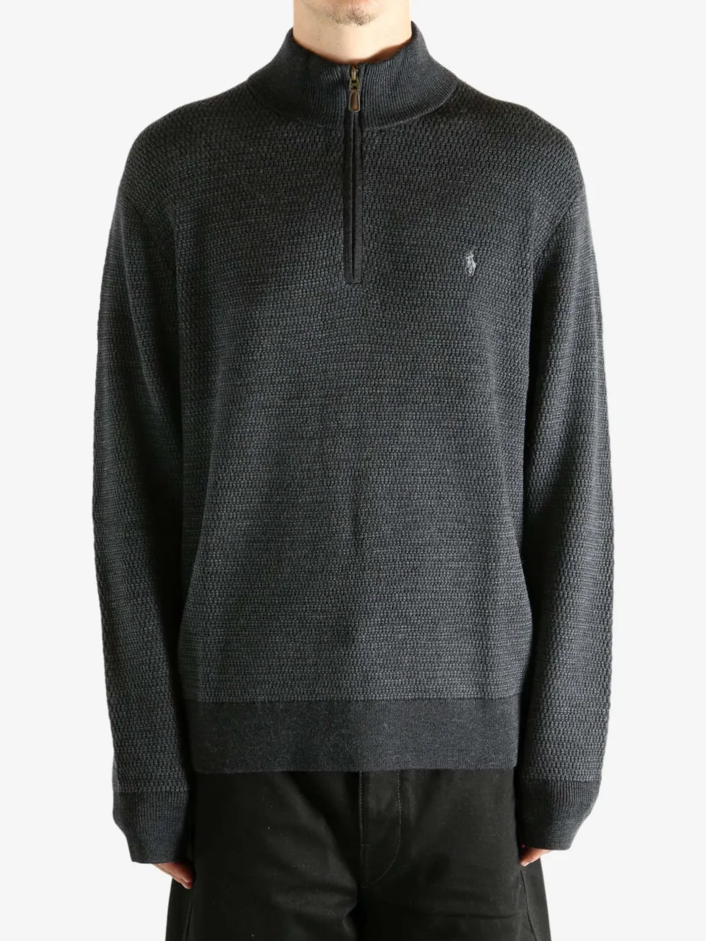 Long-Sleeved Half-Zip Pullover