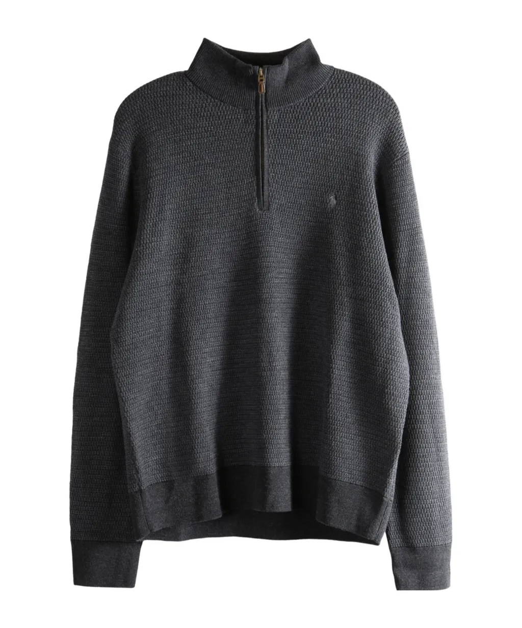 Long-Sleeved Half-Zip Pullover