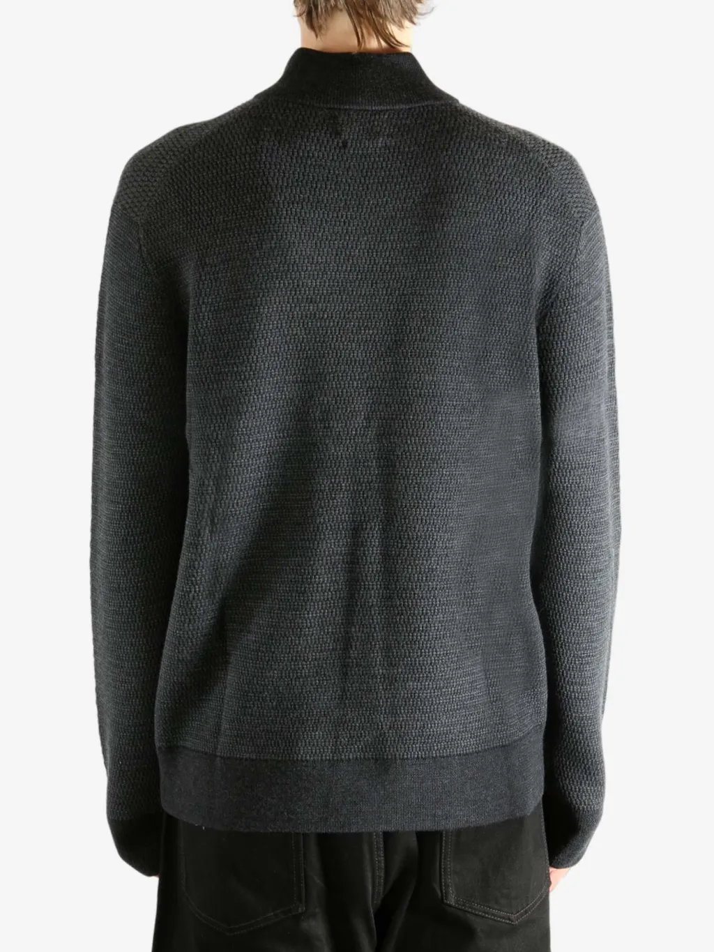 Long-Sleeved Half-Zip Pullover