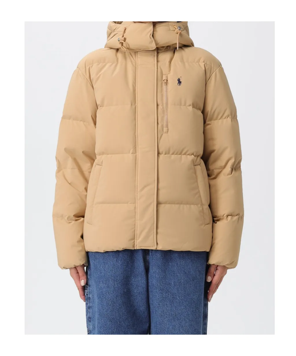 Quilted Hooded Down Jacket