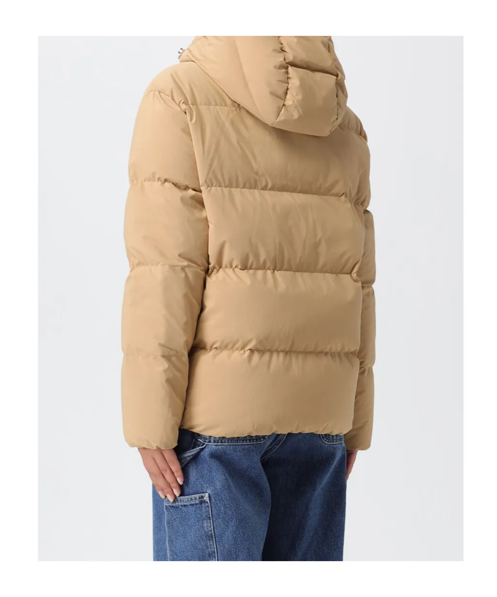 Quilted Hooded Down Jacket