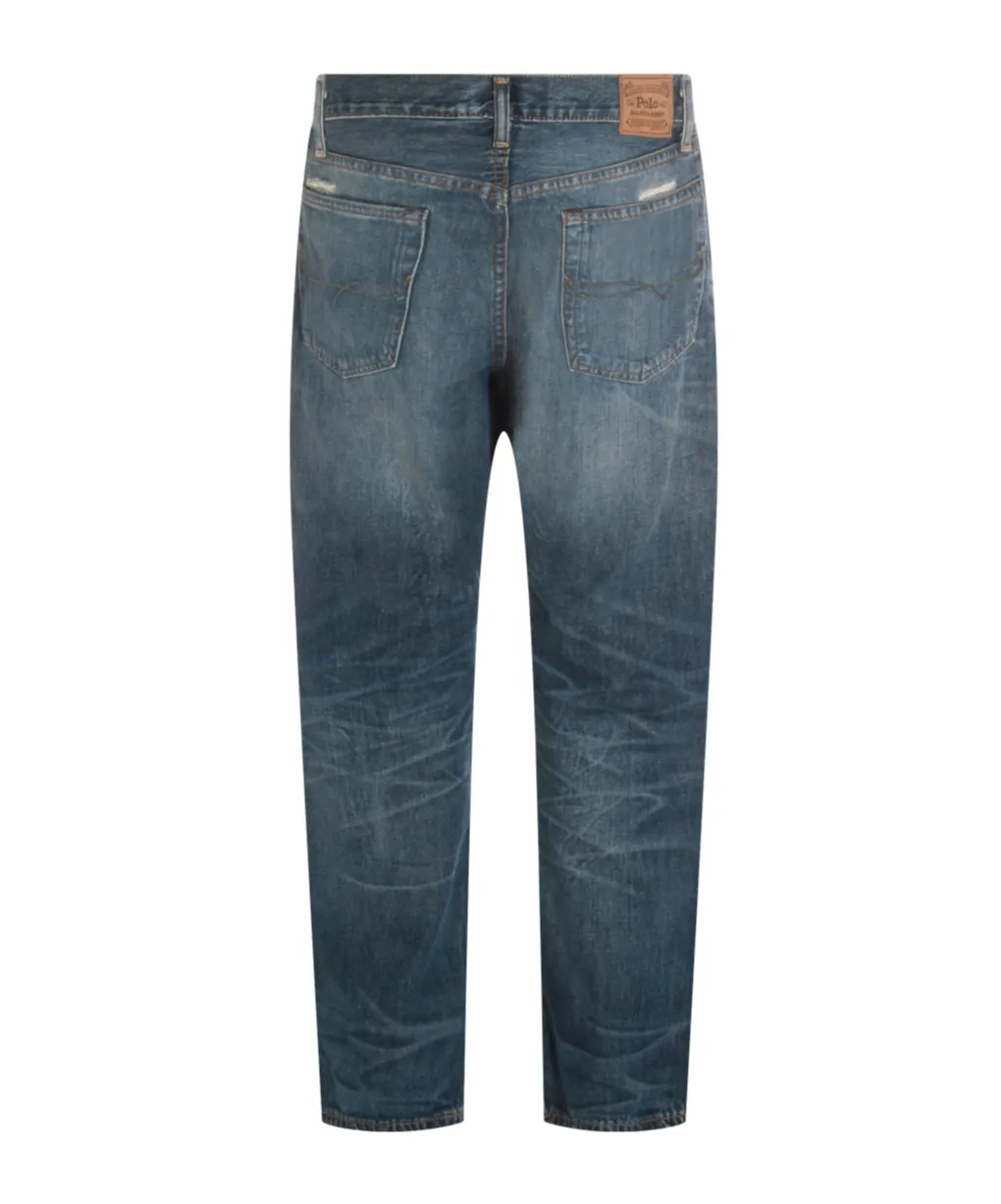 Ripped-Detail Jeans