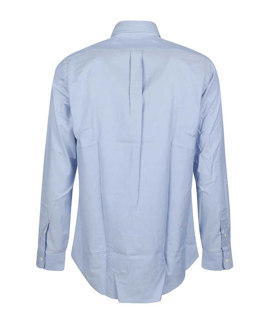 Logo-Embroidered Long-Sleeved Shirt