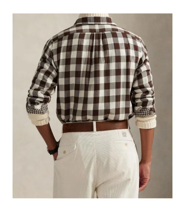 Long Sleeve Checked Shirt