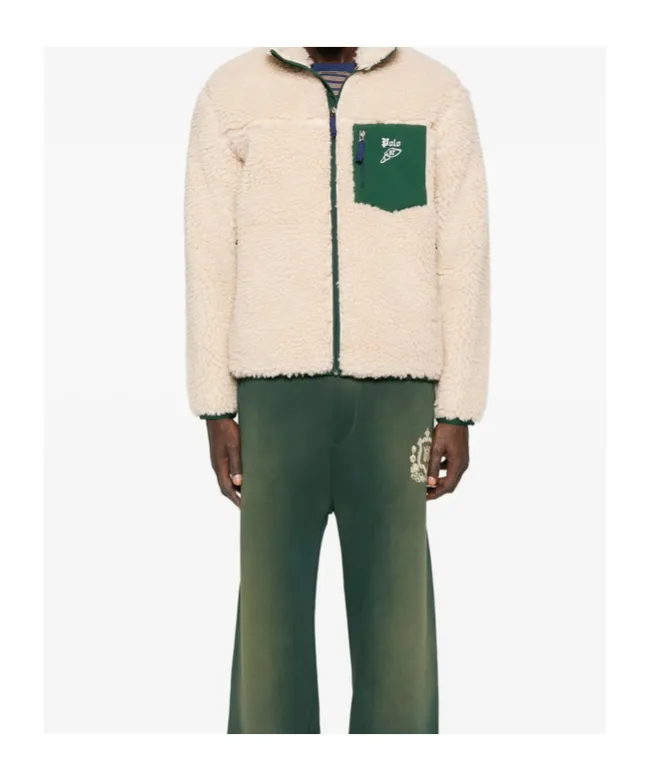 Fleece Pocket Zip-Up Jacket