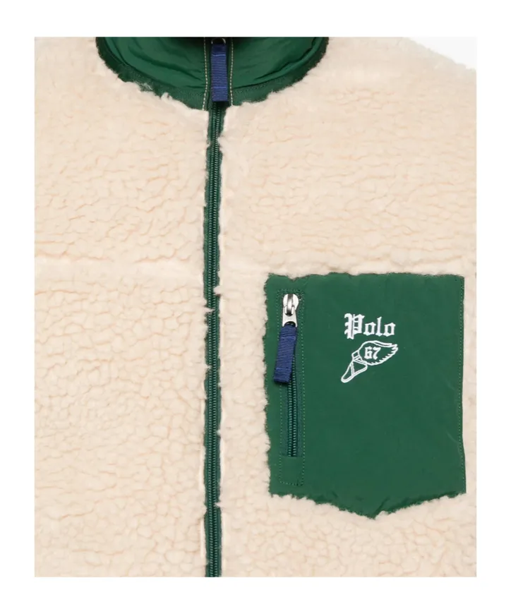 Fleece Pocket Zip-Up Jacket