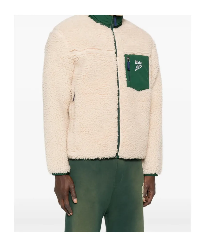 Fleece Pocket Zip-Up Jacket