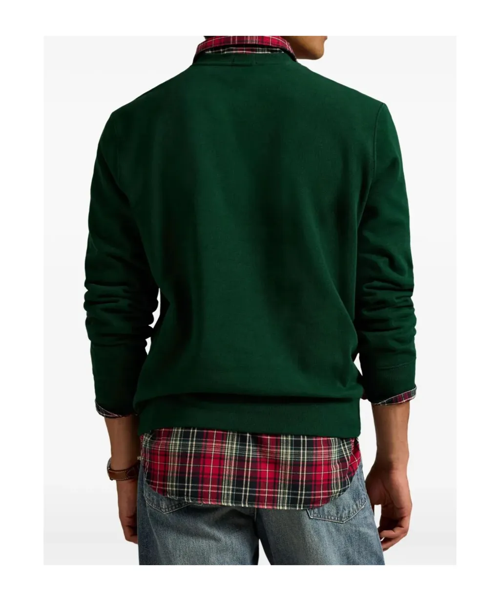 Polo Bear Printed Crewneck Sweatshirt