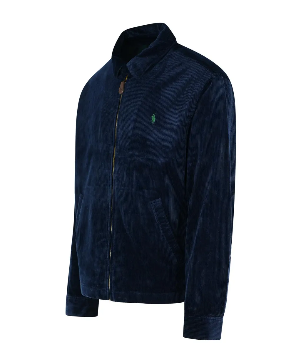 8 Wale Corduroy Pony Embroidered Windbreaker