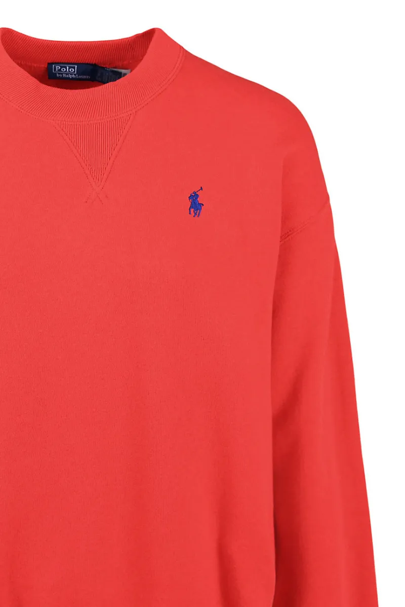 Logo Embroidered Crewneck Sweatshirt