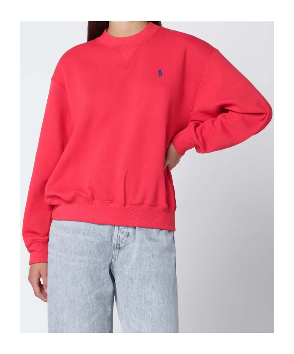 Logo Embroidered Crewneck Sweatshirt