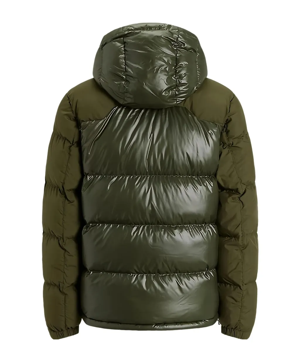 Zip-Up Hooded Down Jacket