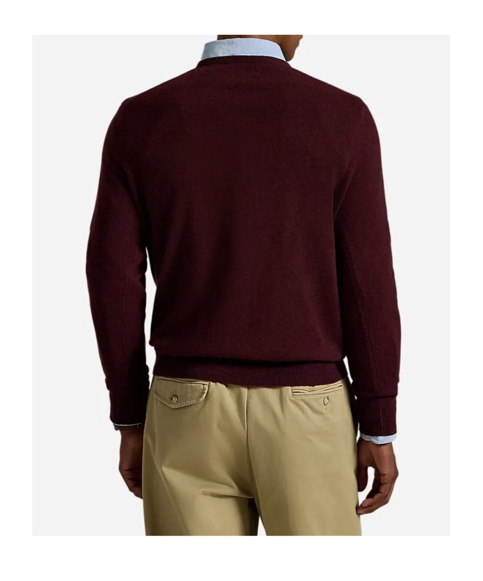 Logo Embroidered Crewneck Knit Jumper