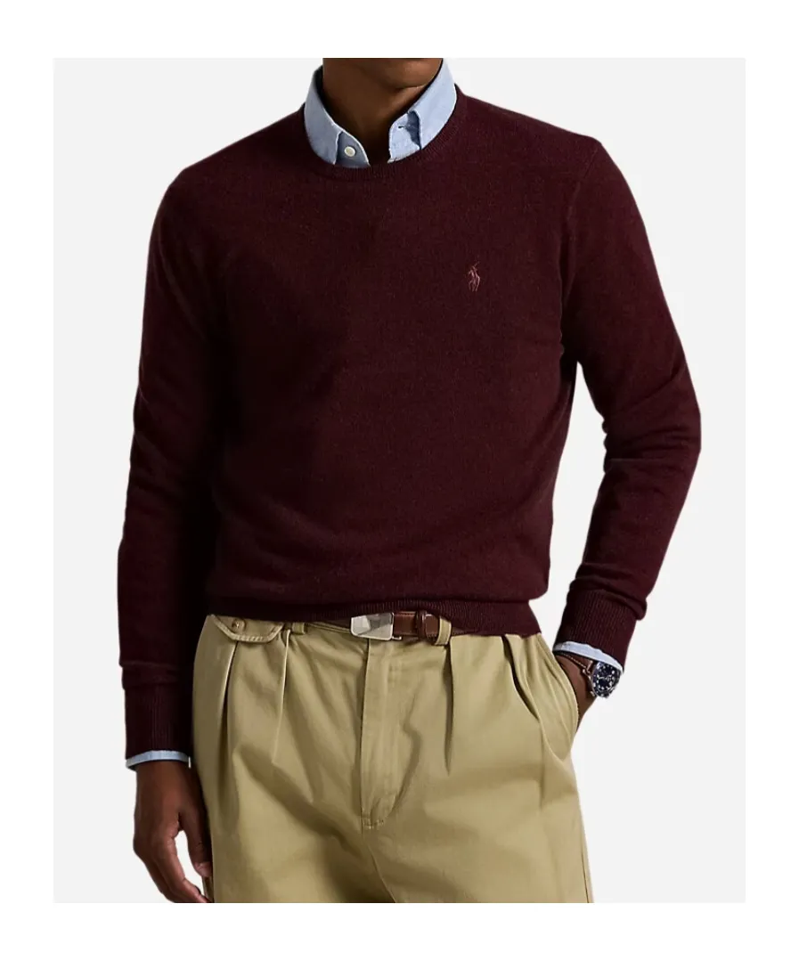 Logo Embroidered Crewneck Knit Jumper