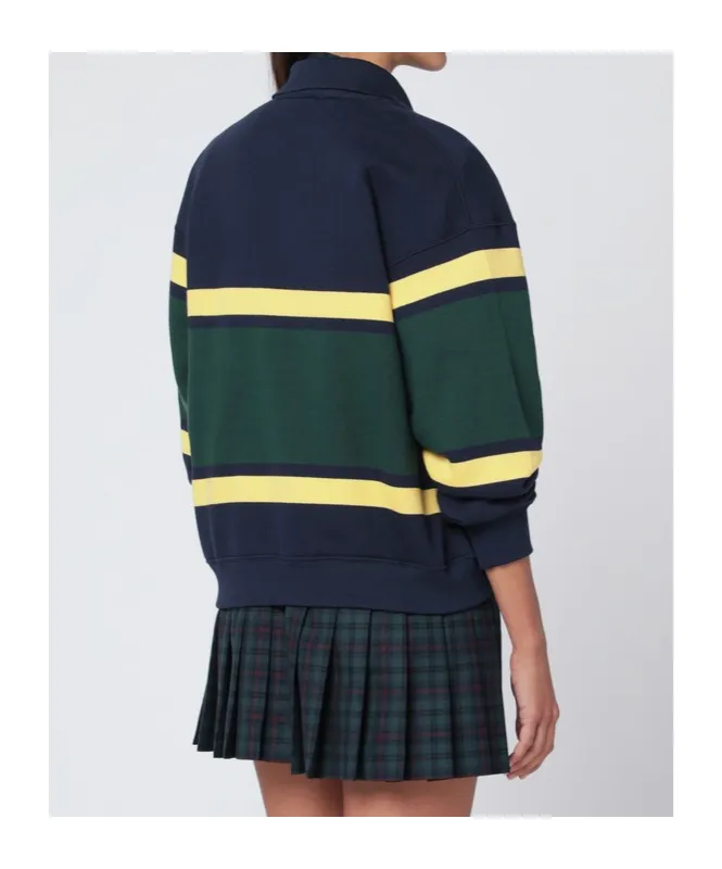 Striped Polo Top