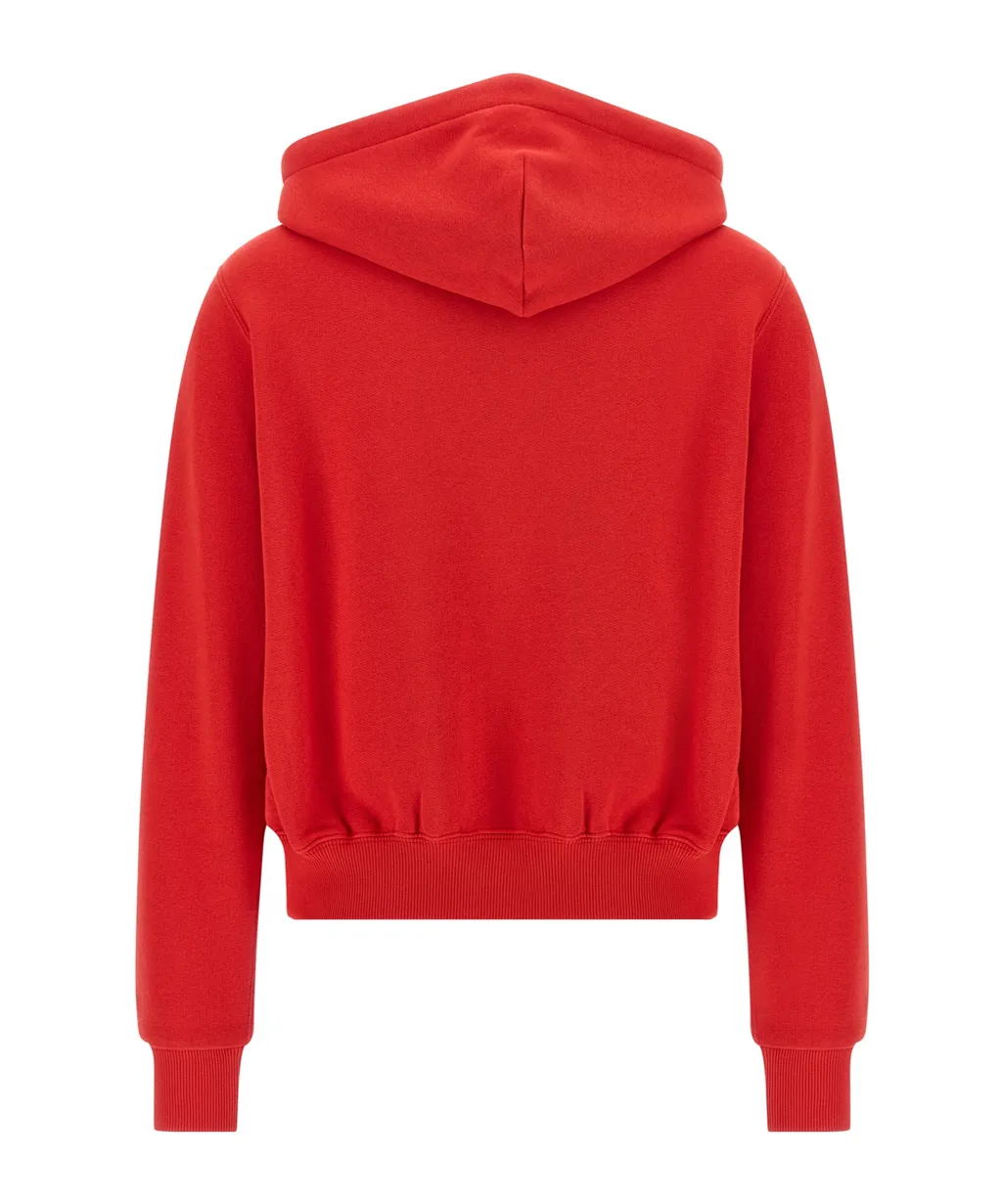 Zip-Up Drawstring Hoodie