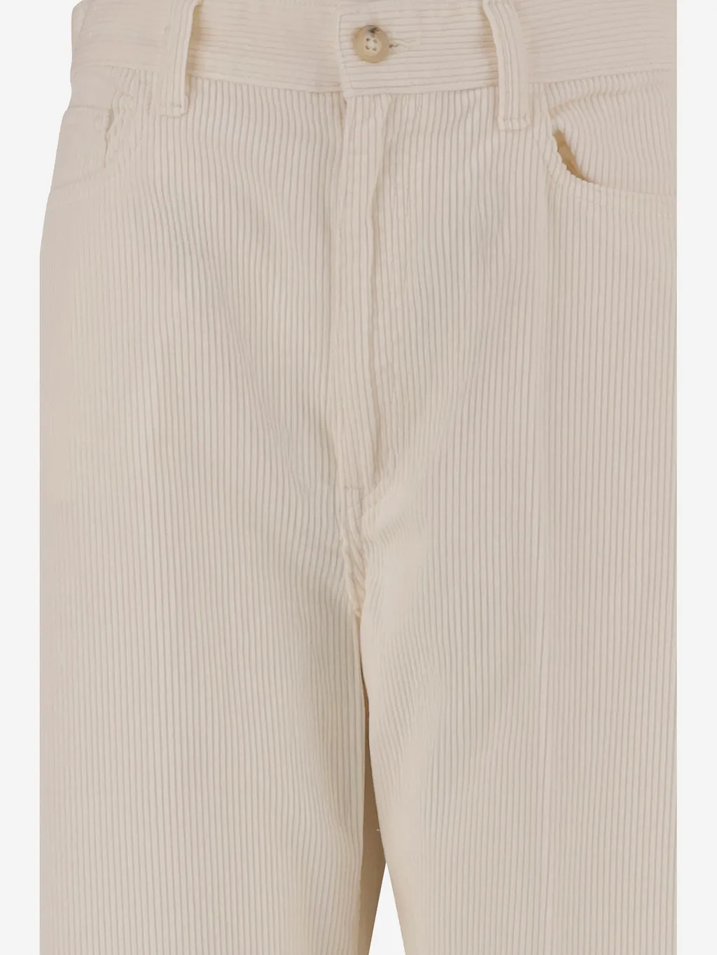 Straight Leg Corduroy Trousers