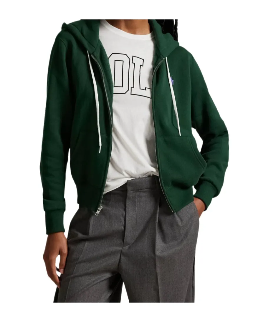 Zip-Up Drawstring Hoodie
