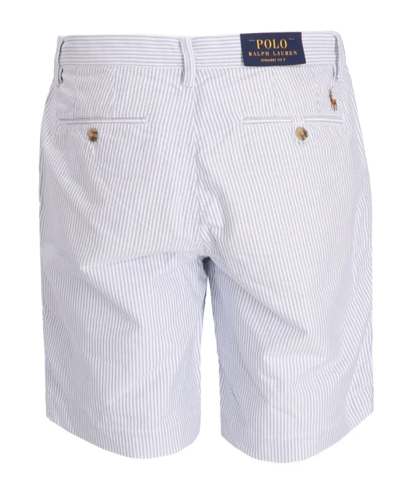 Striped Cotton Shorts