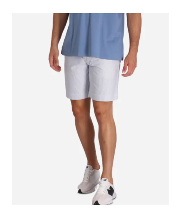 Striped Cotton Shorts
