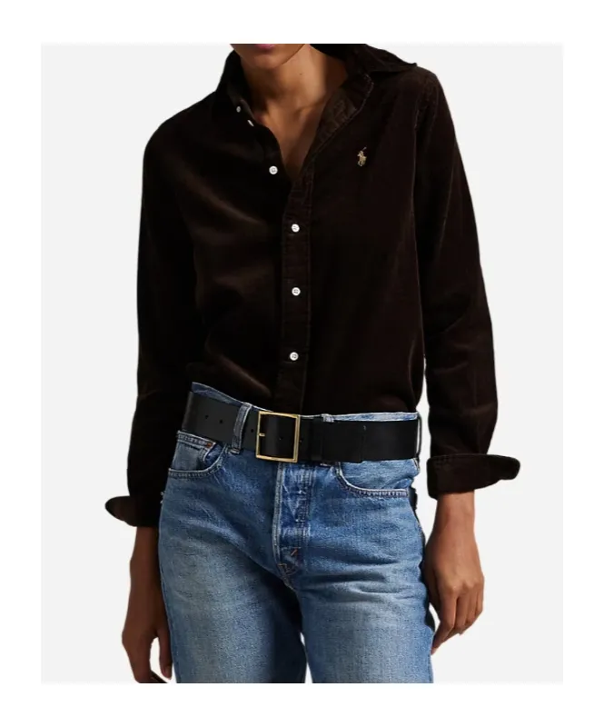 Button-Down Corduroy Shirt