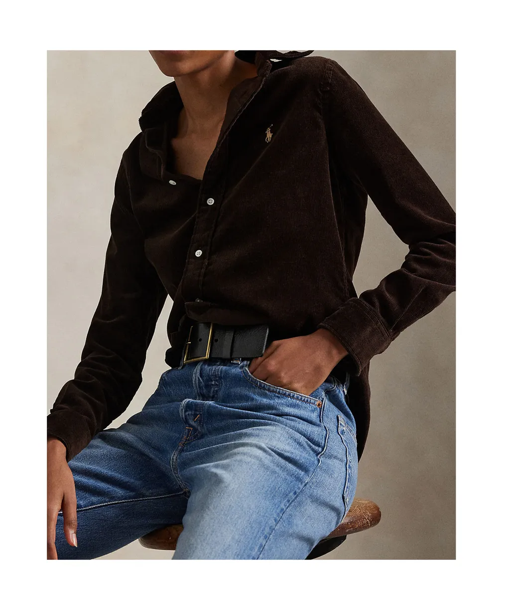 Button-Down Corduroy Shirt