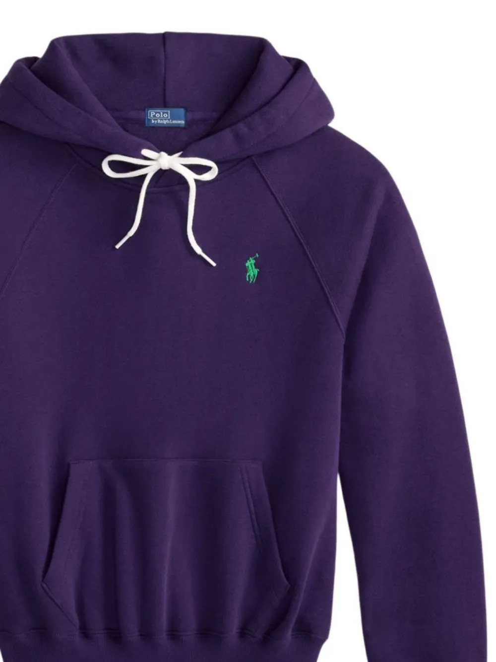 Logo Embroidered Drawstring Hoodie