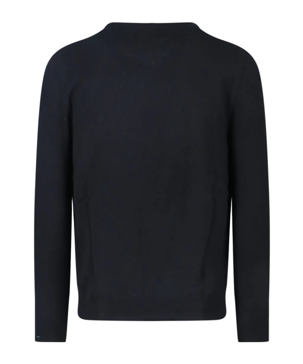 Crew-Neck Knit Sweater