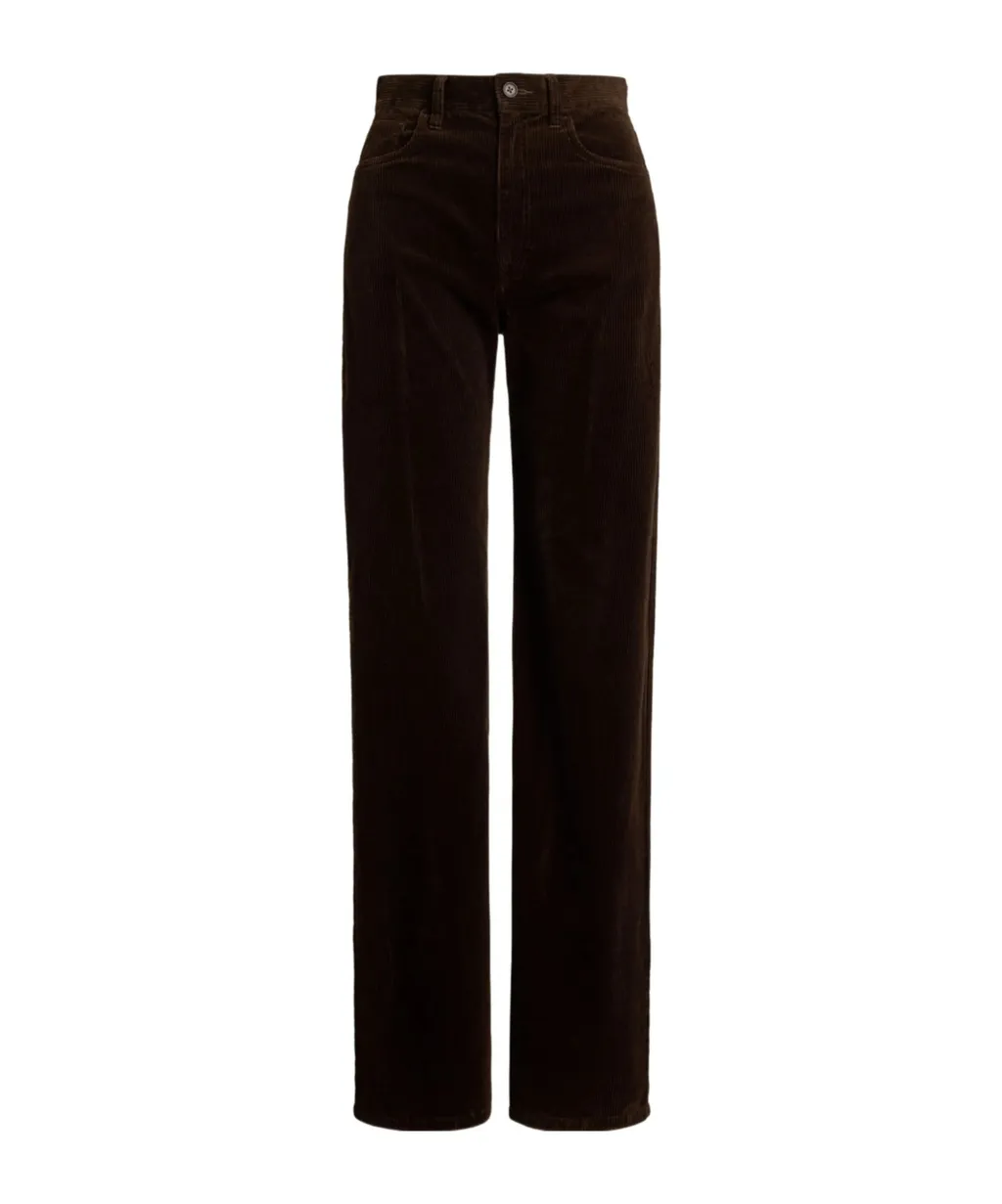 Straight Leg Corduroy Trousers