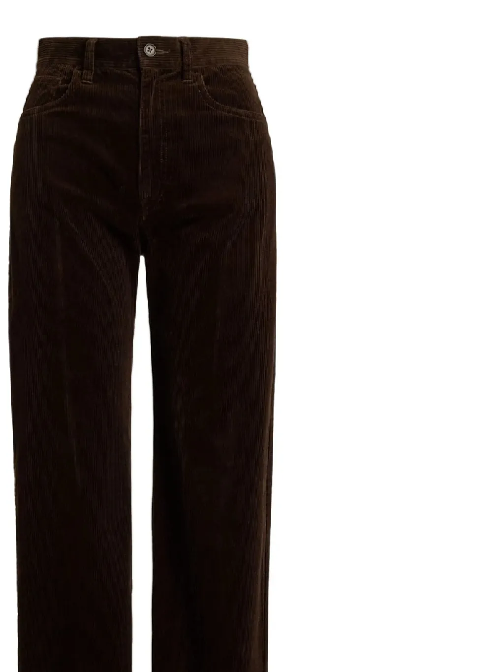 Straight Leg Corduroy Trousers