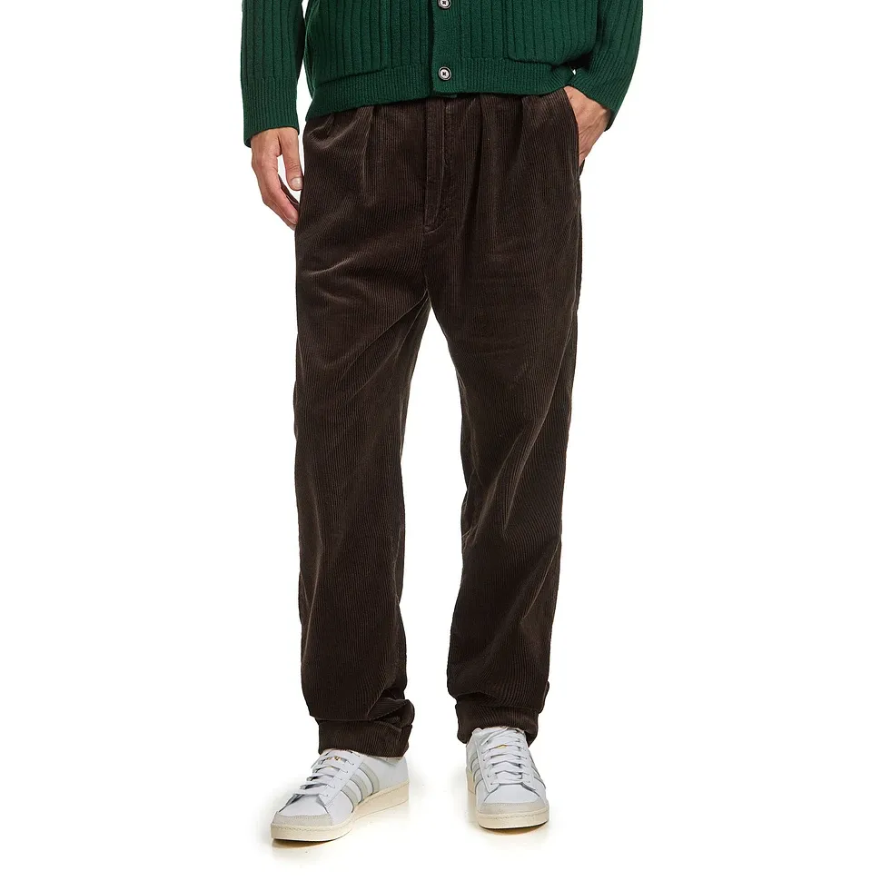 Pleated Corduroy Trousers