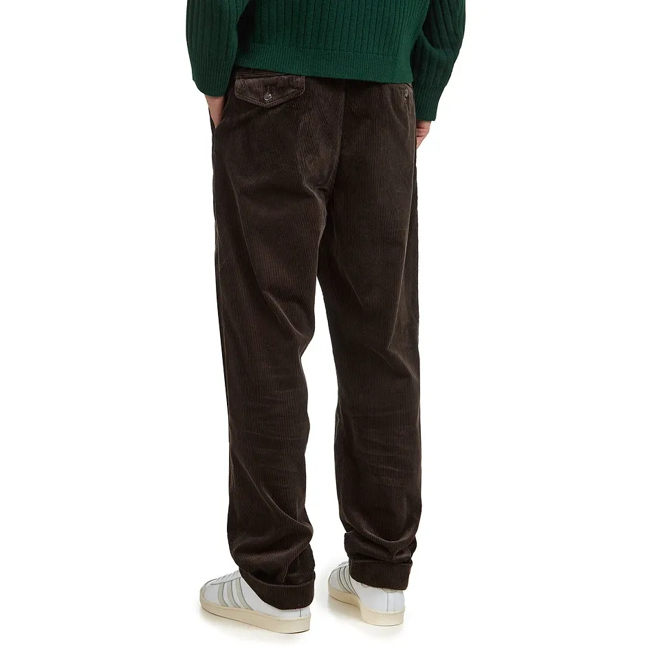 Pleated Corduroy Trousers