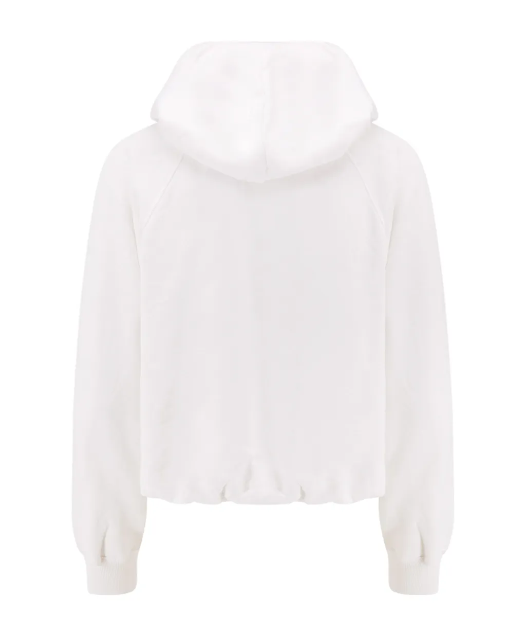 Pony Embroidered Drawstring Hoodie