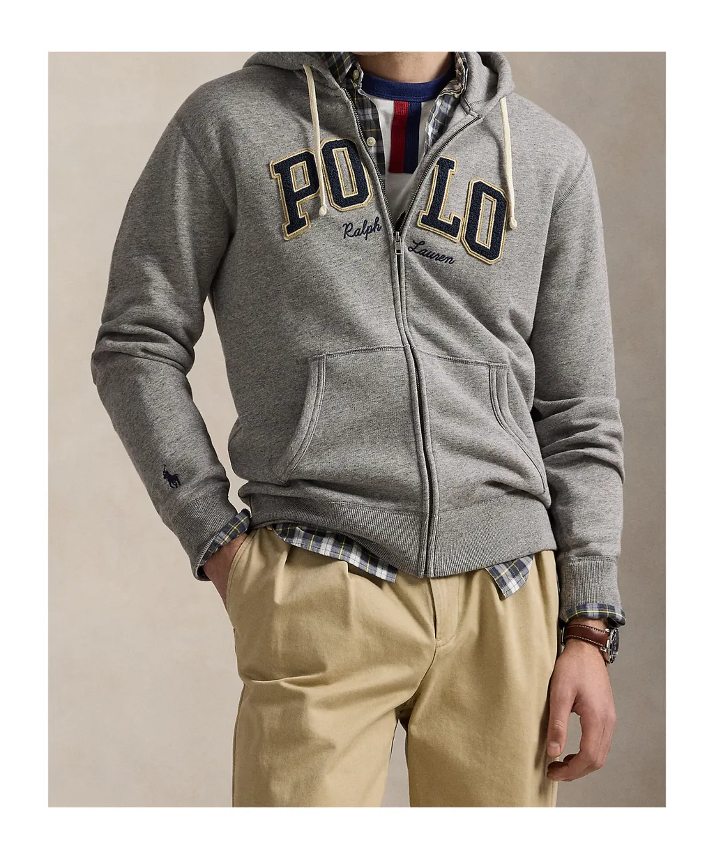 Drawstring Zip-Up Hoodie