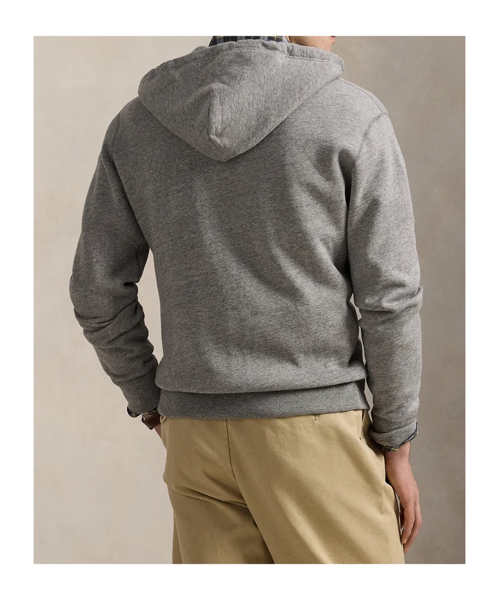 Drawstring Zip-Up Hoodie