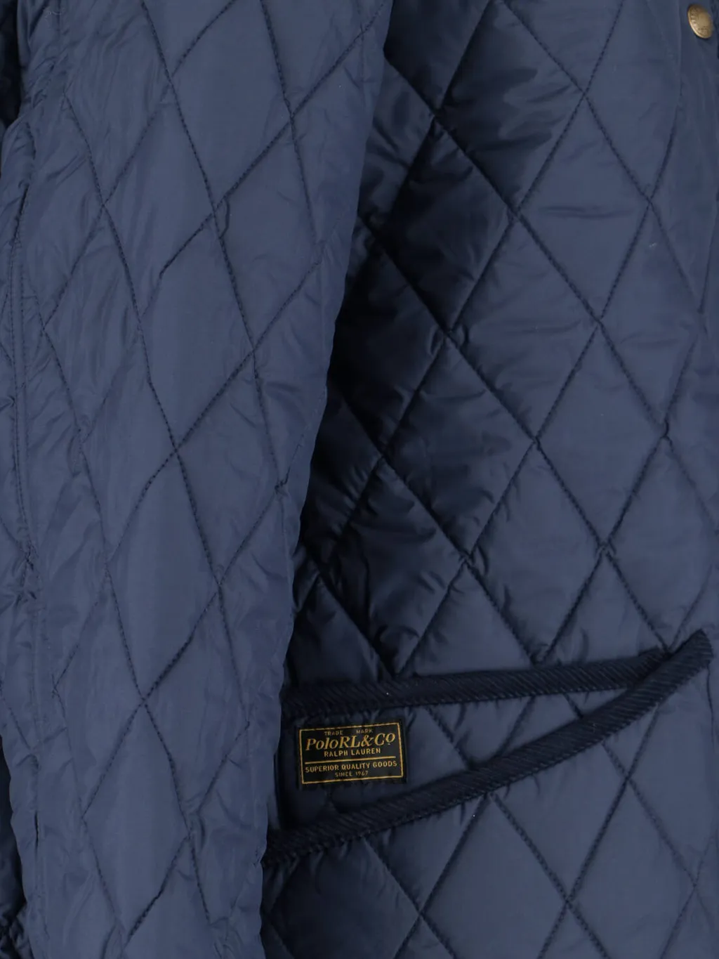 Diamond-Quilted Coat