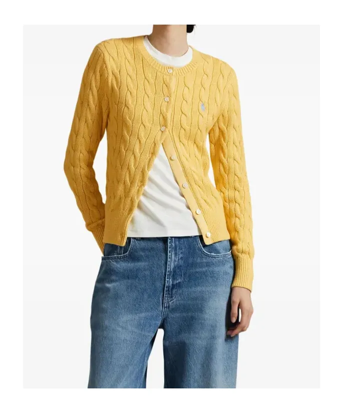 Cable-Knit Cardigan