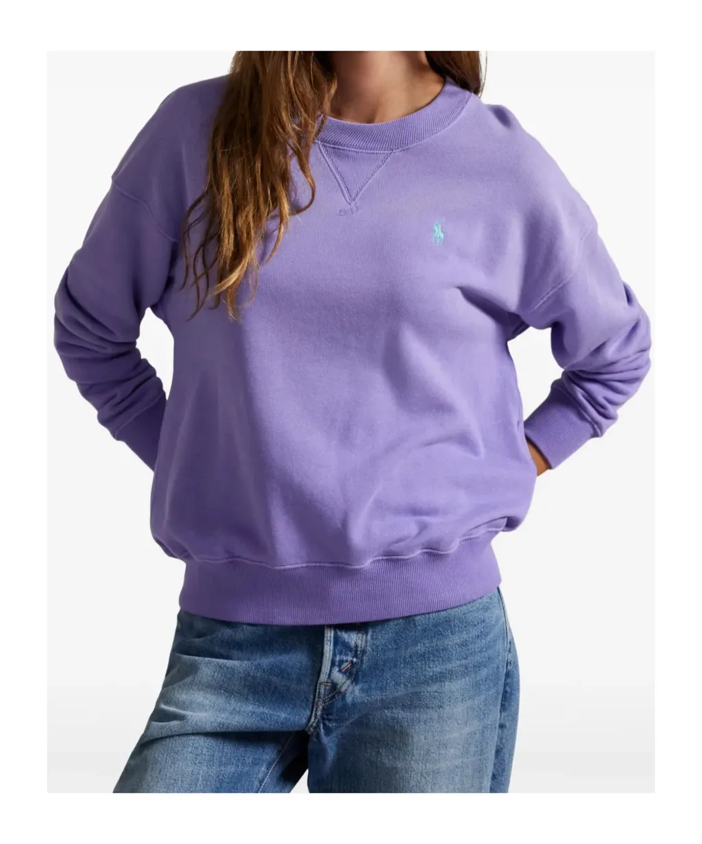 Long-Sleeve Crew-Neck Sweatshirt
