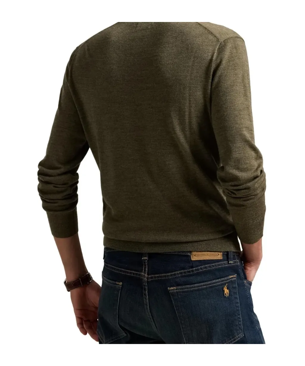 Logo Embroidered Long-Sleeved Polo Shirt