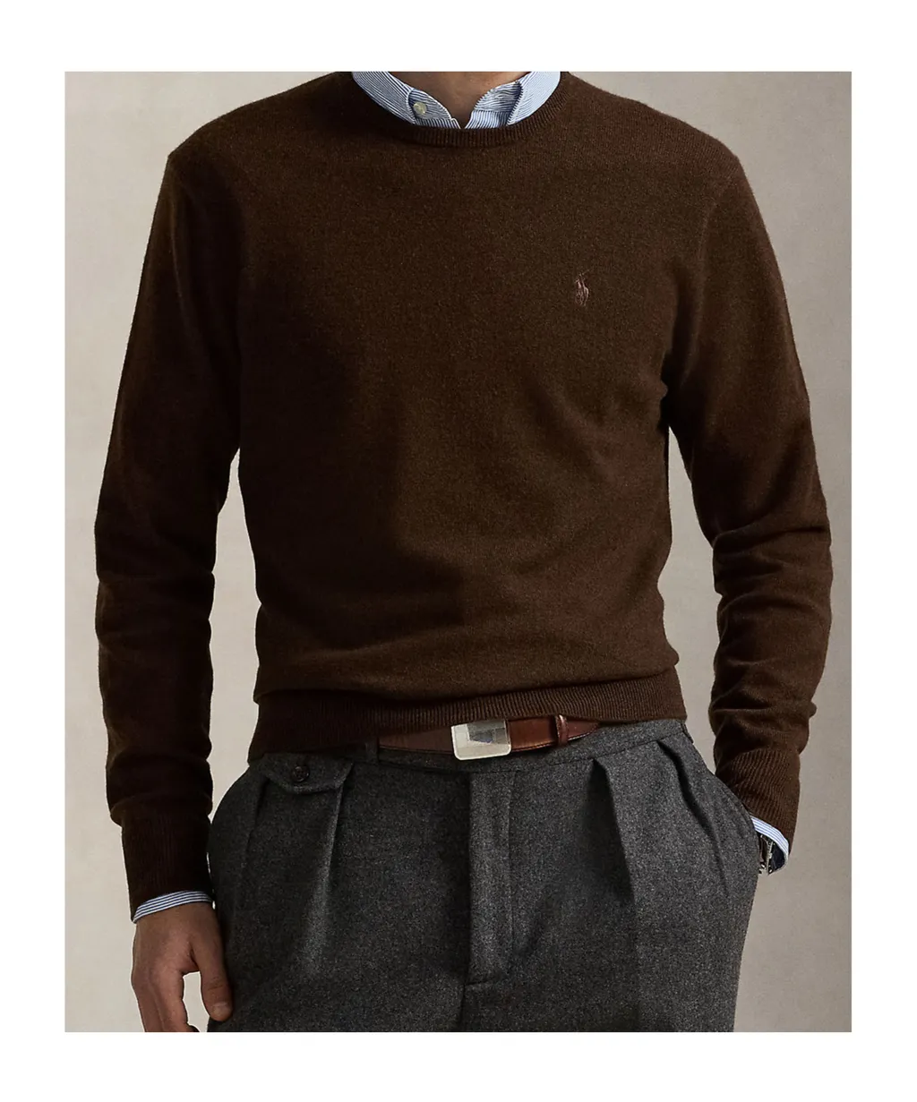 Crew-Neck Knit Sweater