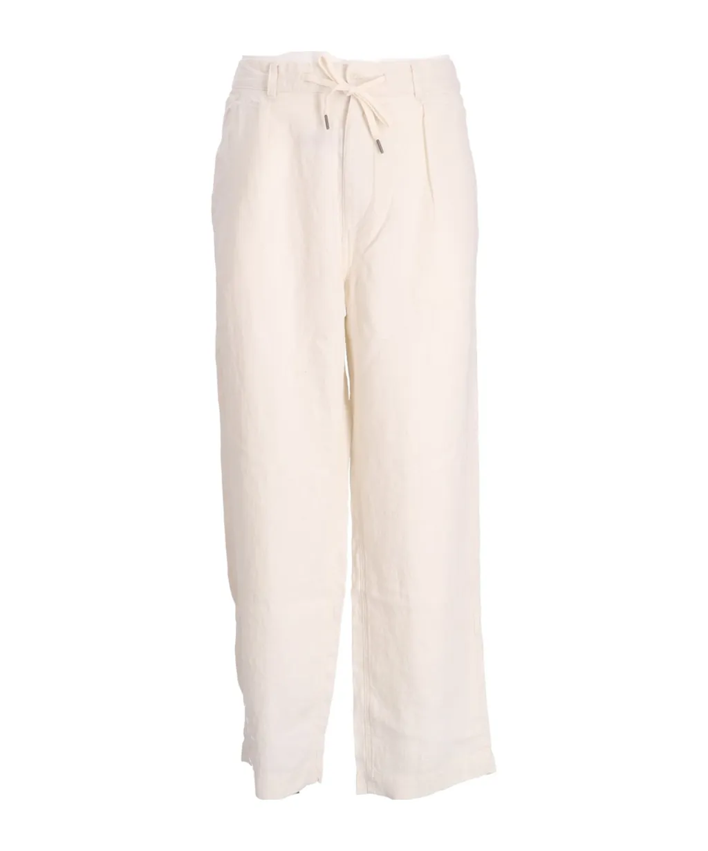 Drawstring Linen Trousers