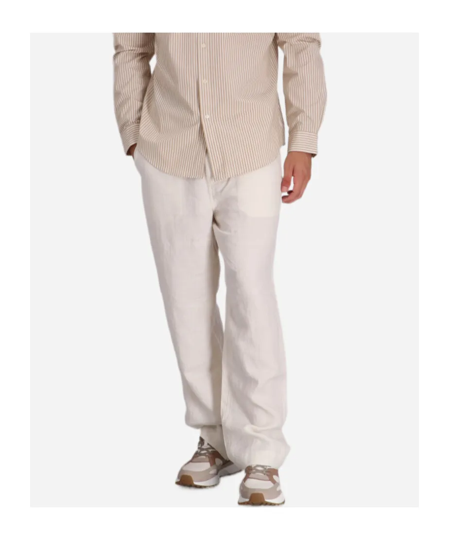 Drawstring Linen Trousers