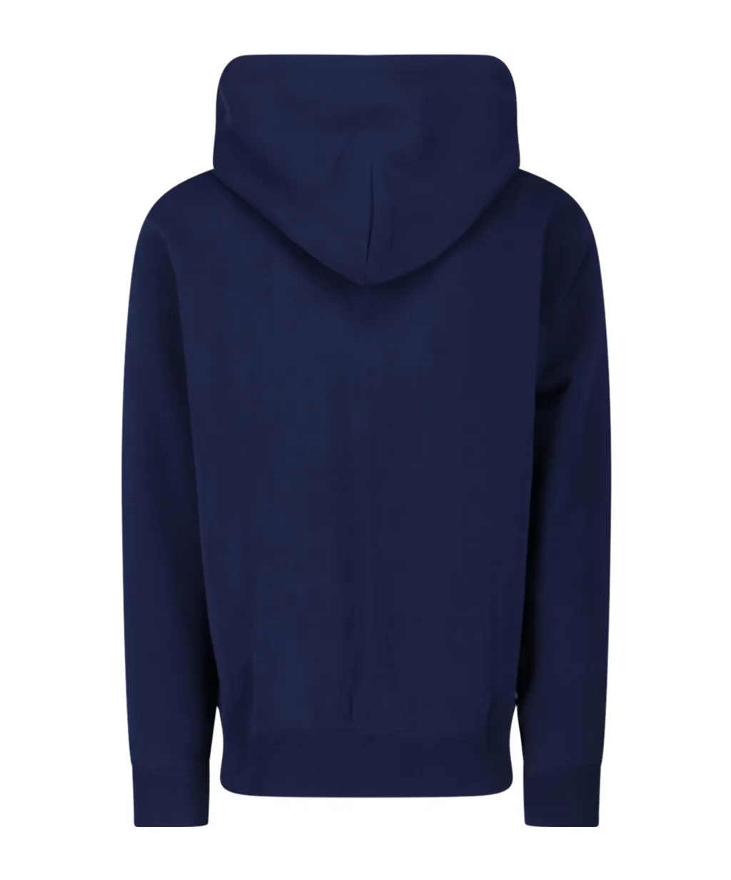 Logo-Embroidered Zip-Up Hoodie