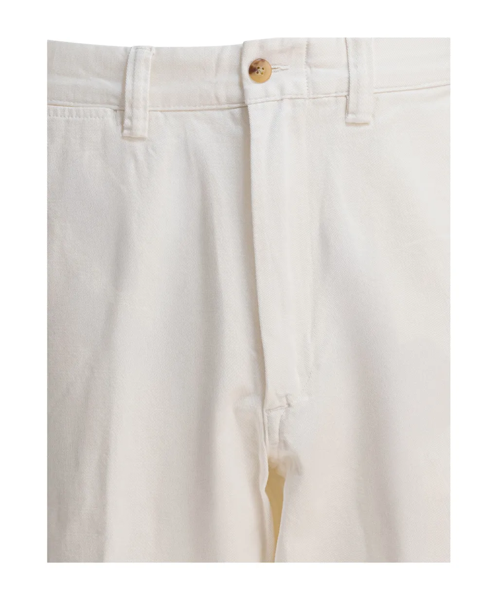 Pleated Wide-Leg Trousers