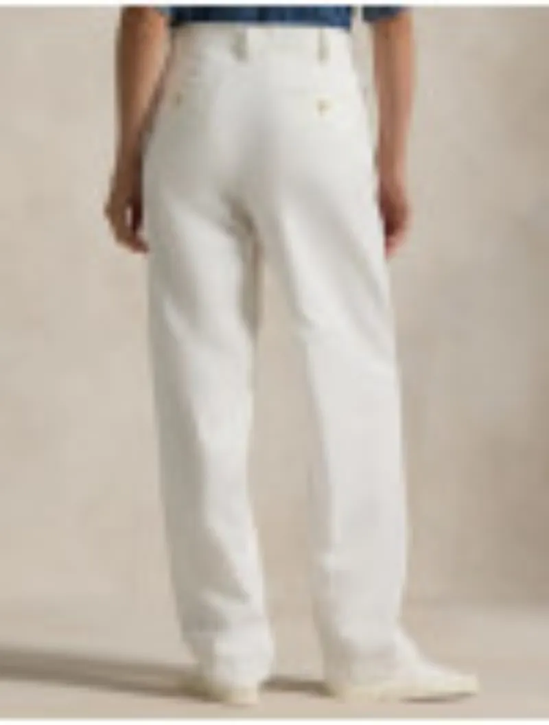 Pleated Wide-Leg Trousers
