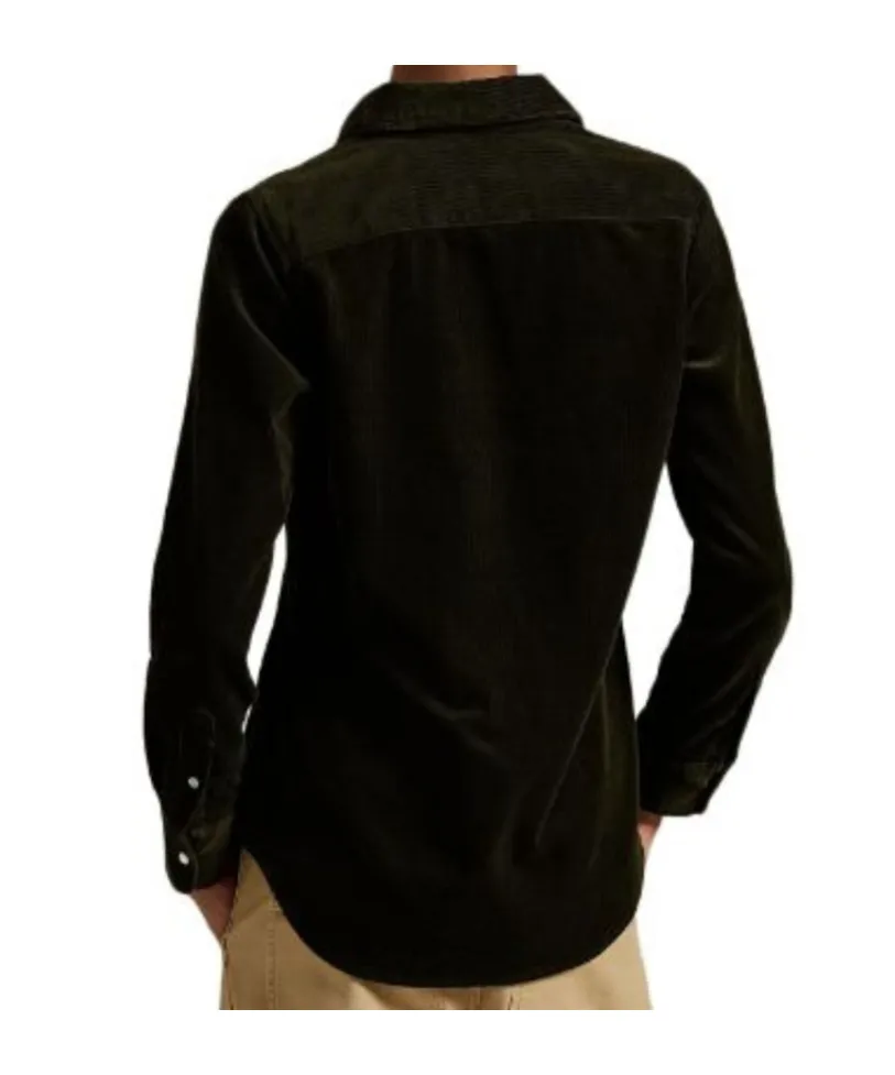 Corduroy Long-Sleeve Shirt