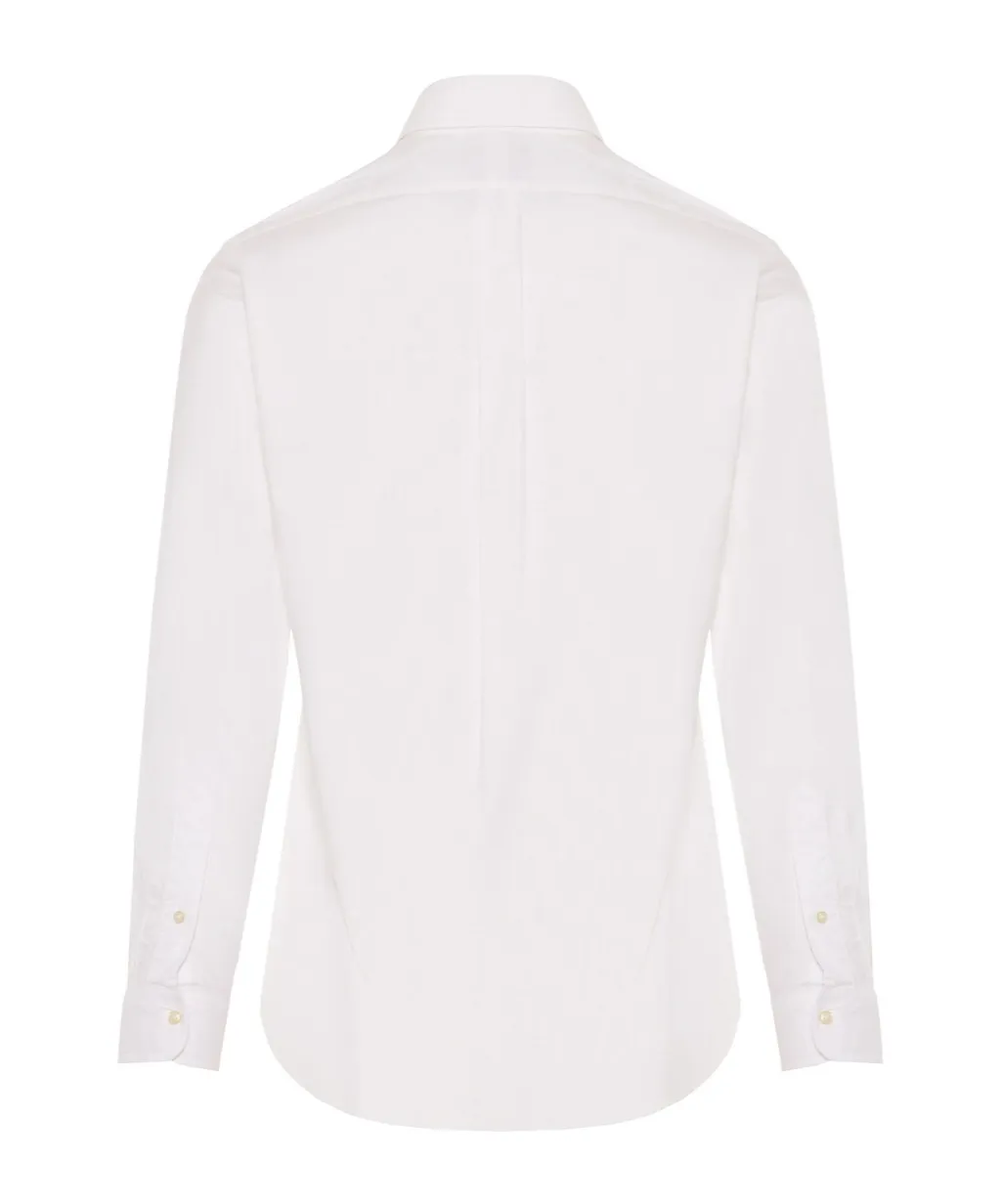 Logo-Embroidered Long-Sleeved Shirt