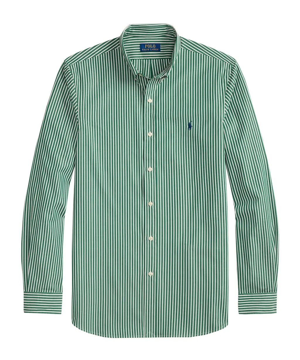 Striped Button-Down Shirt