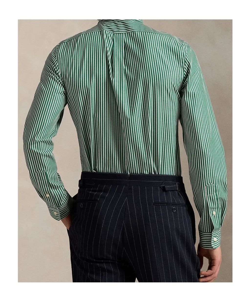 Striped Button-Down Shirt