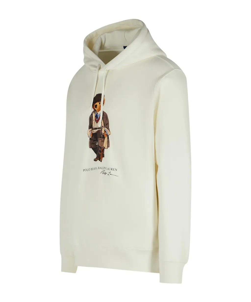 Polo Bear-Printed Drawstring Hoodie